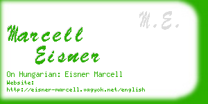 marcell eisner business card